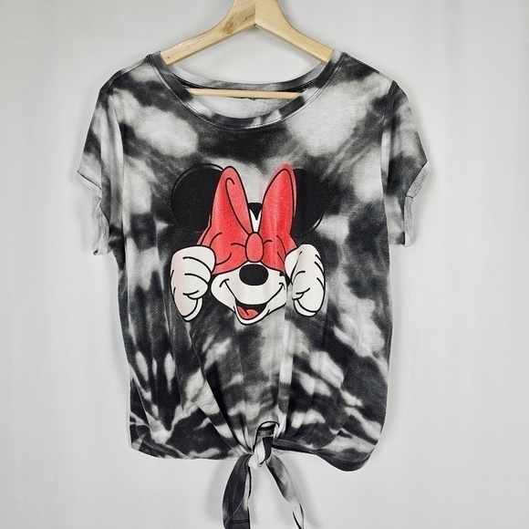 Disney Tie Dye Mini Mouse Tie Front Graphic T-shirt Size 1X - Picture 1 of 5